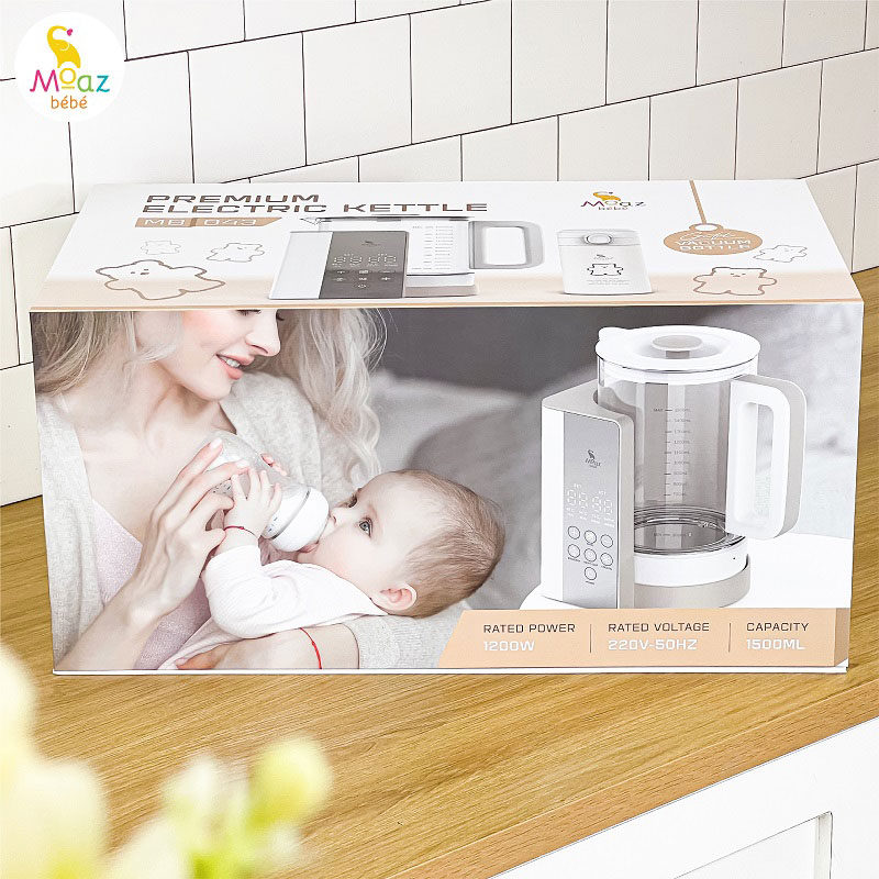 Bình đun nước pha sữa cao cấp Moaz Bébé MB - 043