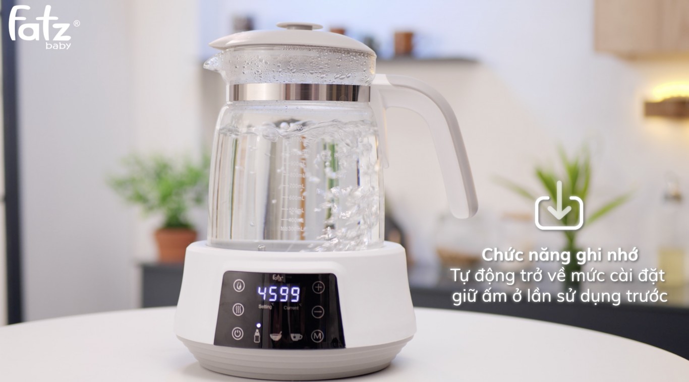 Máy đun và hâm nước pha sữa điện tử Fatzbaby - QUICK 5 - FB3569TK