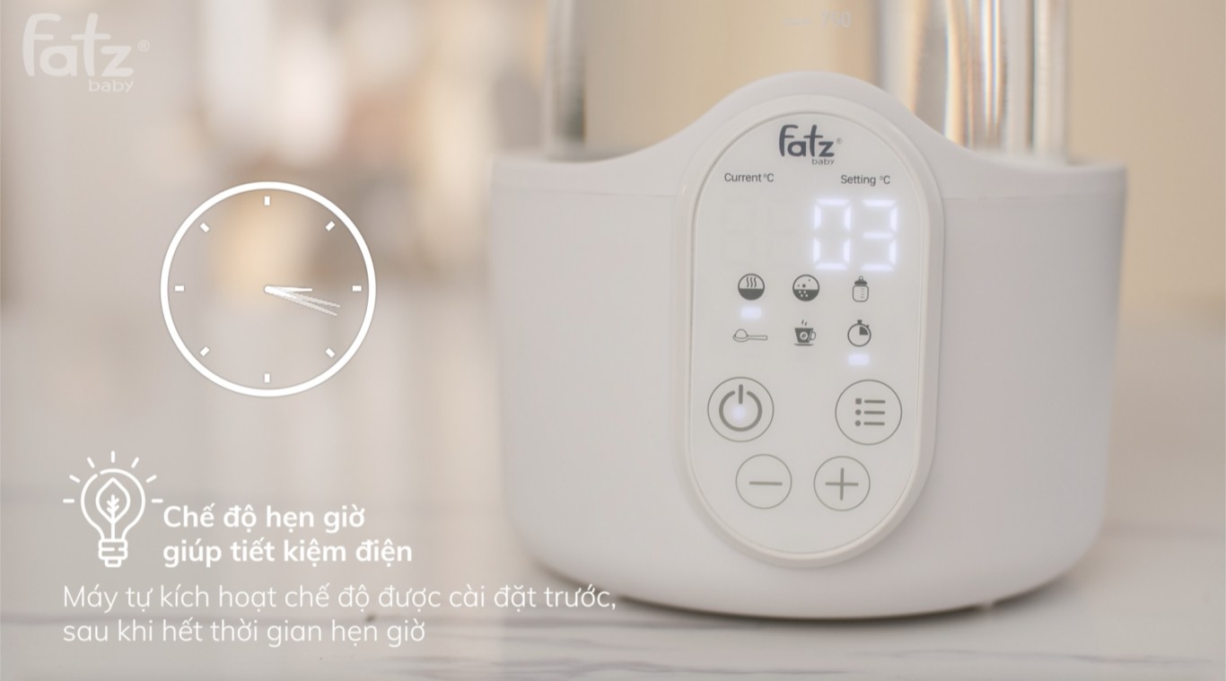 Máy đun và hâm nước pha sữa điện tử Fatzbaby - Quick 8 - FB3525TN